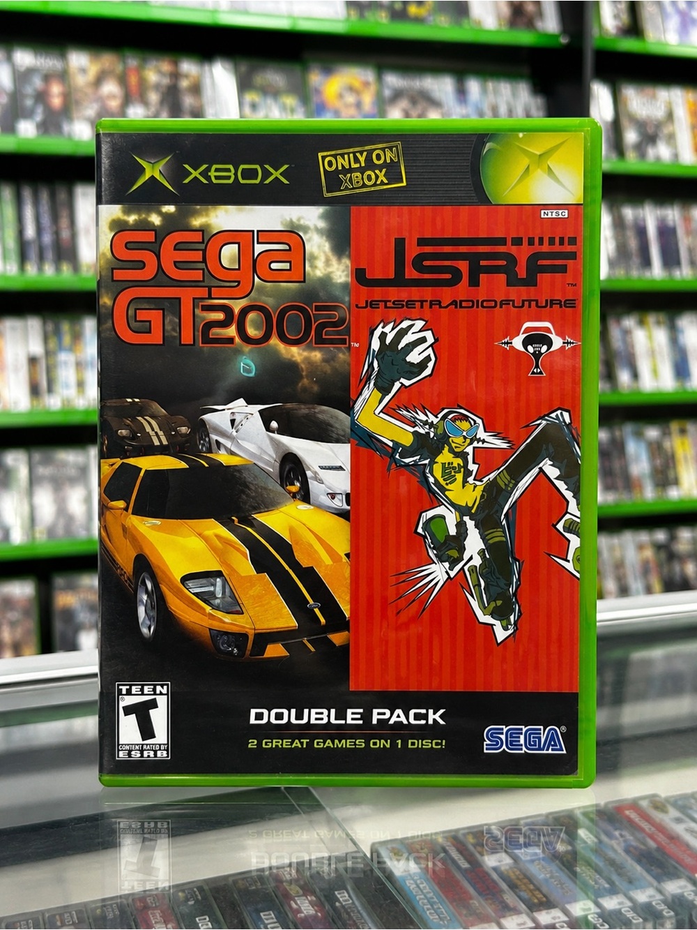 Sega GT 2002 & Jet Set Radio Future Original Xbox Double Pack CIB Tested